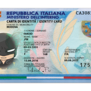 carta d’identità falsa italiana