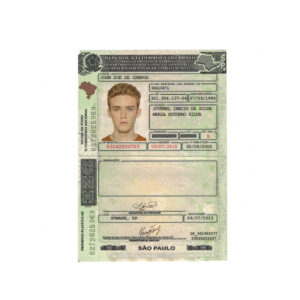 Fake Driver License Brazil