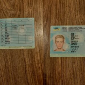 Fake Driver License Ukraine